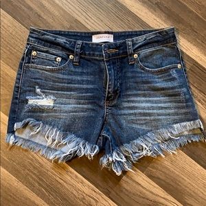 Denim shorts